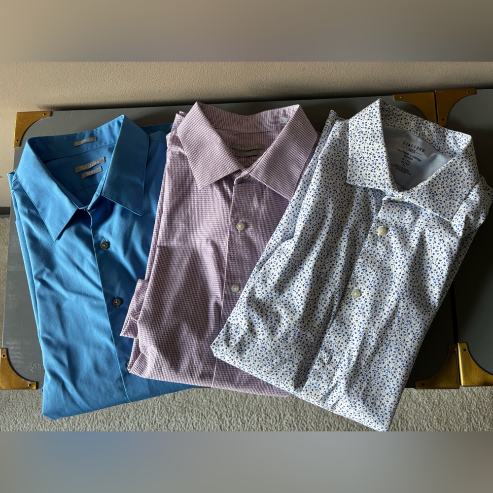 Men's Dress Shirt Bundle - Van Heusen and Stafford
